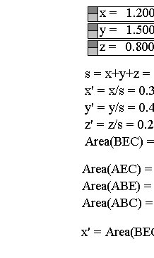 Barycentriccoordinates